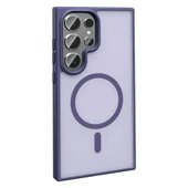 Samsung S24 Ultra Kılıf M-safe Şarj Özellikli Mat Arka Yüzey Sio Kapak thumbnail 11