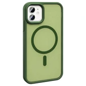 iPhone 11 Kılıf M-safe Şarj Özellikli Mat Arka Yüzey Sio Kapak thumbnail 11