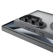 Samsung S24 Ultra Kılıf M-safe Şarj Özellikli Mat Arka Yüzey Sio Kapak thumbnail 4