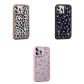 iPhone 14 Pro Kılıf Taşlı ve Simli Tasarım Azra Kapak thumbnail 8