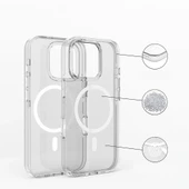 iPhone 16 Kılıf M-safe Şarj Özellikli Kamera Korumalı Kripto Kapak thumbnail 3