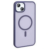 iPhone 15 Plus Kılıf M-safe Şarj Özellikli Mat Arka Yüzey Sio Kapak thumbnail 11