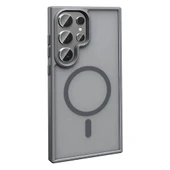 Samsung S23 Ultra Kılıf M-safe Şarj Özellikli Mat Arka Yüzey Sio Kapak thumbnail 8