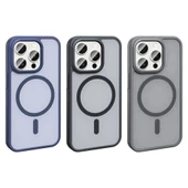 iPhone 15 Pro Kılıf M-safe Şarj Özellikli Mat Arka Yüzey Sio Kapak thumbnail 2