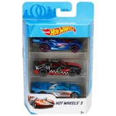 Hot Wheels 3'lü Oyuncak Araba Seti - Özel Renk Tasarımı ve Dayanıklı Malzeme ile Eğlence - 1