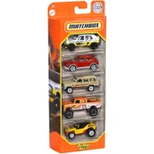 Matchbox 5'Li Araba Seti, 1:64 Ölçek, 3 Yaş ve Üzeri Çocuklar İçin C1817 - 1