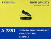 ÖN TAMPON TUTUCU BRAKET SOL DIŞ TARAF EGEA 2015 51984513 (5 ADET) thumbnail 1