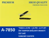 ÖN TAMPON BAĞLANTI AYAĞI SAĞ ÜST FIAT EGEA 1.3 JTD-1.6 JTD- 1.4 T-JET 52082387 5267070 (5 ADET) thumbnail 1
