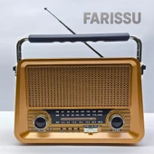 Everton RT-756 Nostaljik Retro Tasarım Radyo - FM/AM/SW 3 Bant, Bluetooth, USB/TF MP3 Çalar - 4