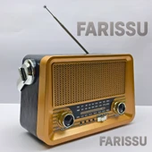 Everton RT-756 Nostaljik Retro Tasarım Radyo - FM/AM/SW 3 Bant, Bluetooth, USB/TF MP3 Çalar - 5