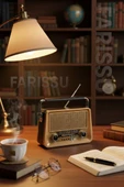 Everton RT-756 Nostaljik Retro Tasarım Radyo - FM/AM/SW 3 Bant, Bluetooth, USB/TF MP3 Çalar - 1