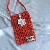 Pofuduk Hanmade Telefon Çantası PPB4 Turuncu thumbnail 5