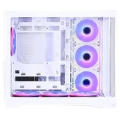 GAMEBOOSTER  GB-G2852W-850W 80+ BRONZE Curved Cam Type-C3.1 7*12cm ARGB Fan Seaview Gaming Beyaz Kasa thumbnail 4