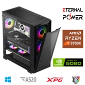 E.POWER RYZEN 7 5700X 32G DDR4 1TB M.2 RTX5060 A520 M650W - 1