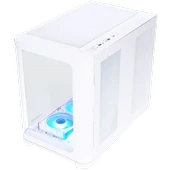 GAMEBOOSTER  GB-G2852W-850W 80+ BRONZE Curved Cam Type-C3.1 7*12cm ARGB Fan Seaview Gaming Beyaz Kasa thumbnail 1