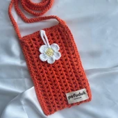 Pofuduk Hanmade Telefon Çantası PPB4 Turuncu thumbnail 3