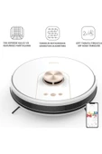 HOMEND Alex Laser Pro 1285h Haritalamalı Akıllı Robot Süpürge Beyaz Gold thumbnail 1