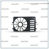 FAN DAVLUMBAZI POLO / İBİZA / TOLEDO FABİA / ROOMSTER 2010-2015 (BENZİN) 6R0121207C thumbnail 1