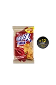 Crax Thins Mexican Chili Aromalı Çeşnili Kraker 70 g x 12 Adet - 2