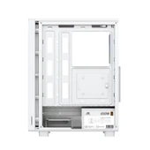 PowerBoost PBA5065W-650w 80+ Bronze 4-ARGB Fan Mesh USB 3.0 Mid-T ATX Gaming Beyaz Kasa - 3