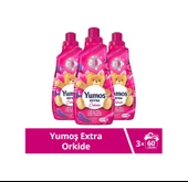 Yumoş Extra Konsantre Çamaşır Yumuşatıcısı Orkide 1440 Ml 60 Yıkama 3 Adet - 1