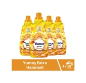 Yumoş Extra Hanımeli Çamaşır Yumuşatıcısı 4 x 1440 ML - 1