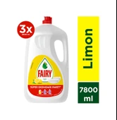 Fairy Limon Kokulu Sıvı Bulaşık Deterjanı 3 x 2600 ML thumbnail 1