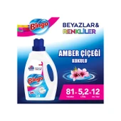 Bingo Amber Çiçeği Sıvı Çamaşır Deterjanı 3 x 1755 ML thumbnail 2