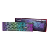 Turbox TR-MK10PD USB Kablolu (Siyah) Rgb Makro Gaming Mekanik Klavye Puding Tuş Bilek Destekli Blue Switch Mekanik Rainbow Klavye - 2
