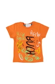İrem Çocuk Giyim Erkek Çocuk Buch Yazı Desenli Tişört - 1