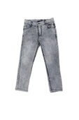 İrem Çocuk Giyim Erkek Çocuk Eskitme Desenli Dar Paça Gri Kot Pantolon - 1