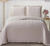 KAPİTONELİ YATAK ÖRTÜSÜ ÇİFT KİŞİLİK DUBAİ BEJ thumbnail 2