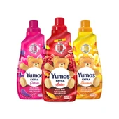 Yumoş Extra Canlı Renkler Amber + Hanımeli + Orkide Çamaşır Yumuşatıcısı 3 x 1440 ML - 2