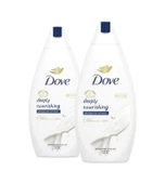 Dove Deeply Nourishing Nemlendirici Duş Jeli 2 x 450 ML - 1
