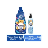 Yumoş Jet Fresh Lilyum 200 ML + Yumoş Konsantre Çamaşır Yumuşatıcısı Lilyum 1440 ML - 1