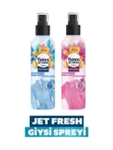 Yumoş Jet Fresh Giysi Spreyi 2 x 200 ML + Yumoş Giysi Spreyi Orkide-Lilyum 500 ML - 1