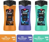 Axe Premium Collection Aqua Bergamot + Blue Lavender + Copper Santal Duş Jeli 3 x 300 ML thumbnail 1