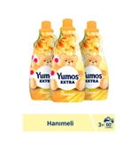 Yumoş Extra Konsantre Çamaşır Yumuşatıcısı Hanımeli 3 x 1440 ML - 2