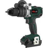 KL Pro  Darbeli KLDM18B-20 18VOLT/2.0AH Li-Ion Çift Akülü Kömürsüz Profesyonel Darbeli Matkap 2 3 Yıl 18 Vo thumbnail 4