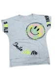 İrem Çocuk Giyim Kız Çocuk Smile Emojili Tişört - 1