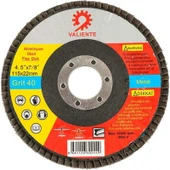 Valiente Alüminyum Oksit Flap Zımpara 40/80/100 Kum (10'lu Paket) thumbnail 1
