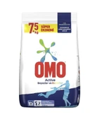 Omo Active Renkliler & Beyazlar Toz Çamaşır Deterjanı 7.5 Kg X 2 Adet thumbnail 2