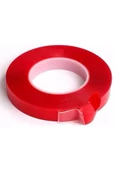 ÇİFT TARAFLI BANT 25MM X 5MT KIRMIZI ŞEFFAF - 1