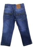 İrem Çocuk Giyim Erkek Bebek Yıpratma Desenli Mavi Kot Pantolon - 2