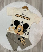 Cg Kids Mickey Mouse Mükemmel Baskı Kaliteli Erkek Çocuk Alt Üst Takım - 1