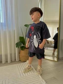Cg Kids Spiderman Örümcek Adam Erkek Çocuk Şortlu Alt Üst Takım - 3