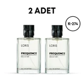Loris 2 Adet K-274 Frequence Kadın Parfüm 50+50 ML - 1