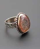 925 Ayar Gümüş ve Pirinç Otantik Kadın Yüzük sy00079 thumbnail 5