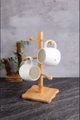 Bambu Kupa Askılığı 16x16x35 cm thumbnail 1