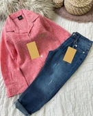 Cg Kids Nar Çiceği Gömlek Lacivert Jean Alt Üst Erkek Çocuk Takım - 1